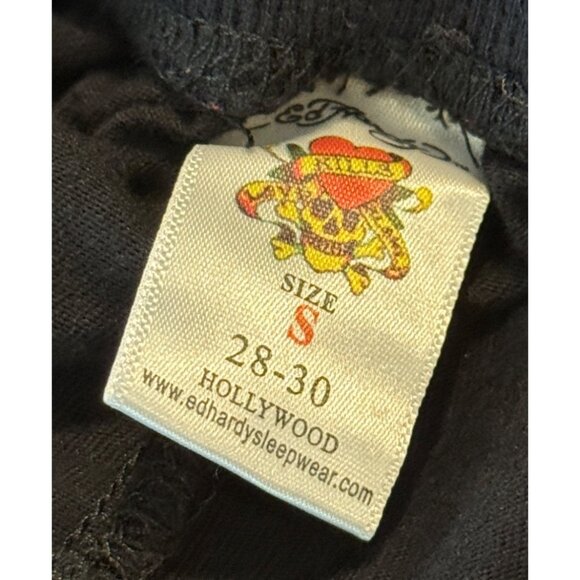 Ed Hardy by Christian Audigier Men's "King Skull" Jam Shorts Black Size S NWOT - Picture 7 of 8